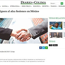 Siguen al alza fusiones en Mxico